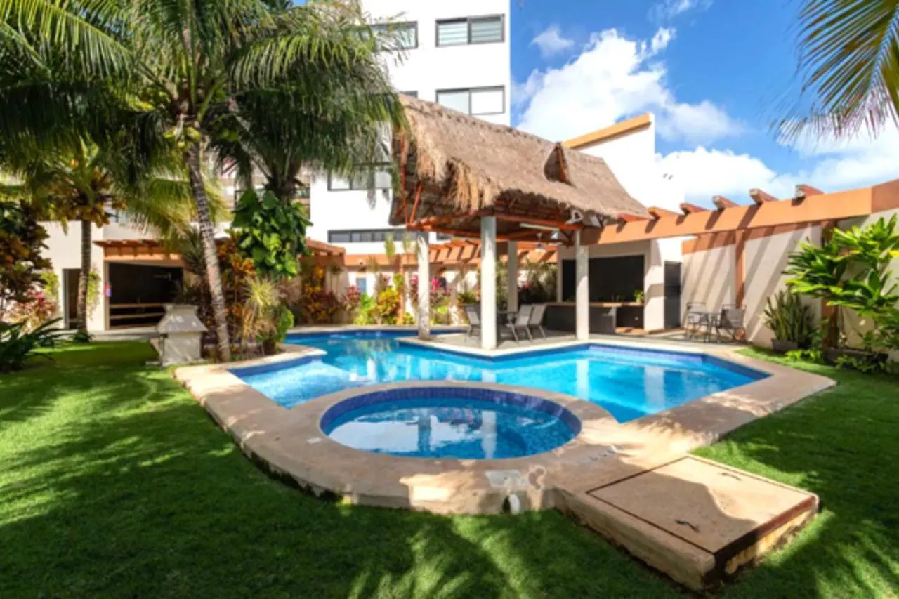 Apartamento Vacacional Con Piscina En Cancún